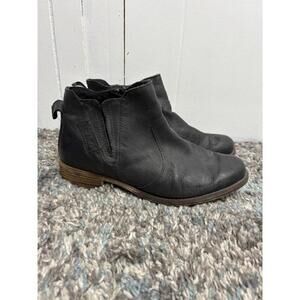 Josef Seibel Boots Womens 40 9.5 Sienna 45 Leather Chelsea Side Zip Ankle